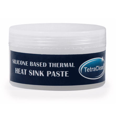 TetraClean Silicone-Based Thermal Heat Sink Paste – High Performance Metal Oxide Compound for CPU, GPU, Laptop & Electronic Components – Efficient Heat Transfer & Cooling Solution (Silicone Thermal Compound)-50g